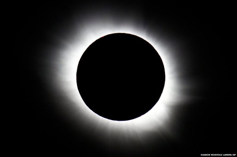 In pictures Solar eclipse BBC News