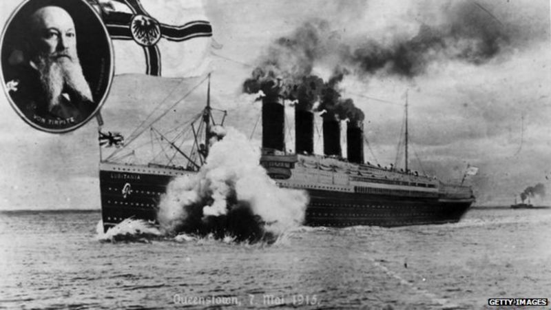 WW1 Sinking Of Lusitania Recalled - BBC News