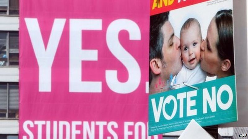 Ireland Same Sex Referendum Set To Approve Gay Marriage Bbc News