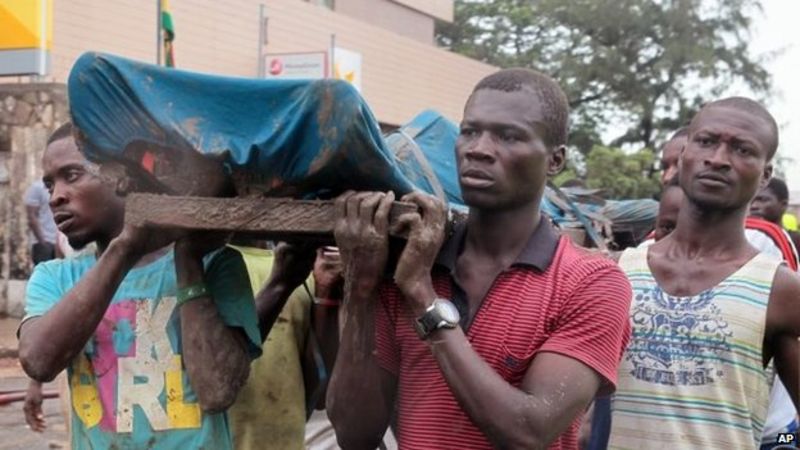 Accra in shock and mourning after deadly Ghana fire - BBC News