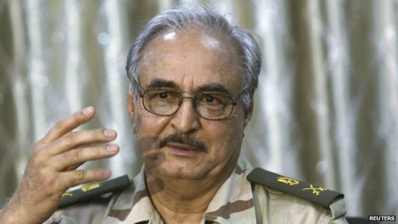 El coronel Jalifa Haftar