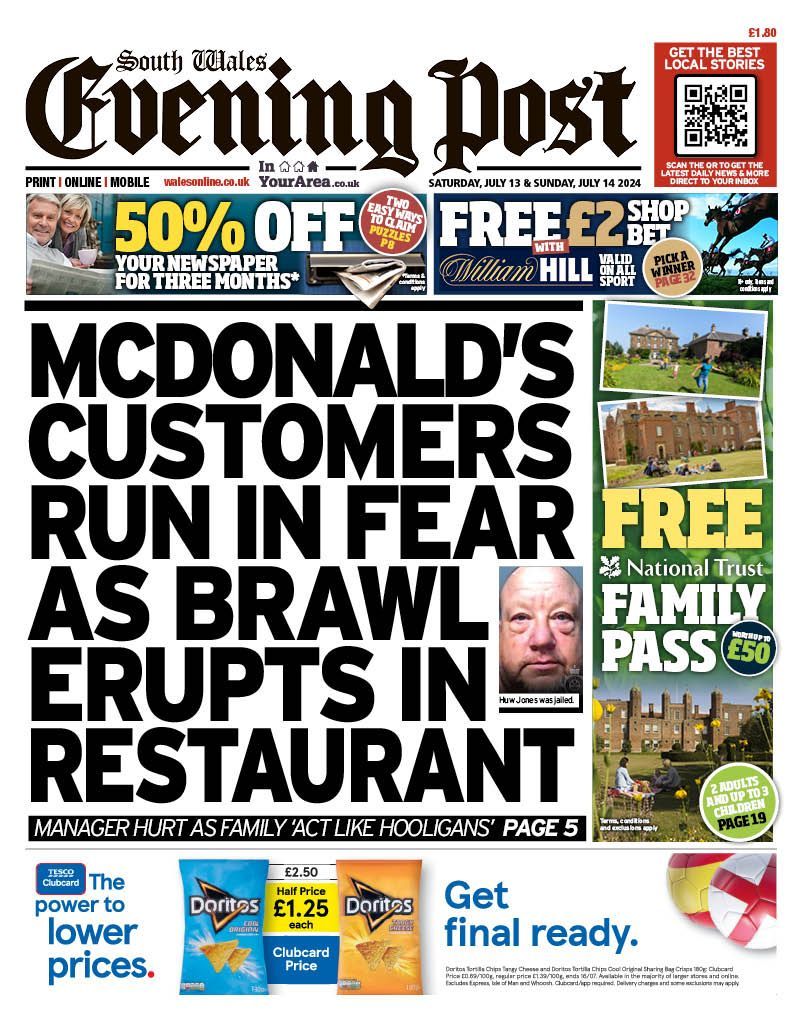 Wales' Papers: Mcdonald's Customers 'run In Fear' And Tickets Con - Bbc 