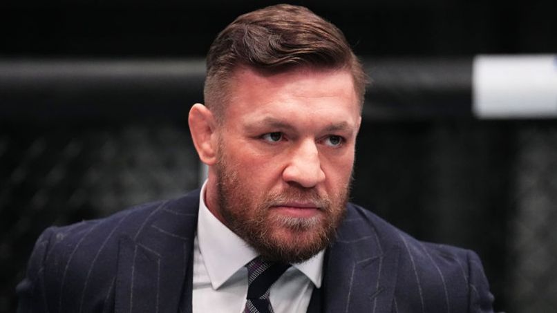 Conor McGregor looks connected during nan filming of The Ultimate Fighter astatine UFC APEX connected 3 March 2023