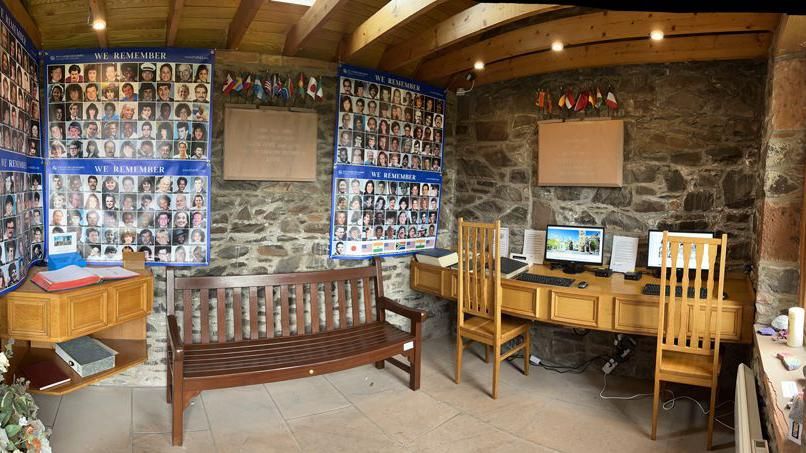The memorial room at Tundergarth