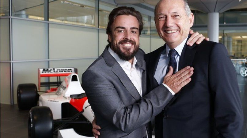Fernando Alonso and Ron Dennis