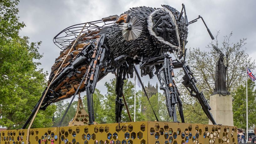 Bee sculpture