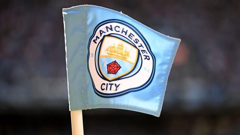 Corner flag at Manchester City