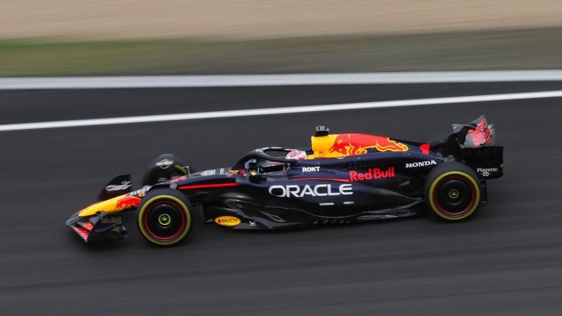 Max Verstappen's Red Bull car