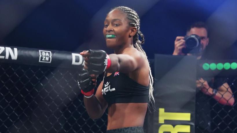 Shanelle Dyer celebrates at PFL Europe's Newcastle event in June