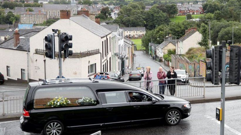 In times more ordinary, this would have been a final farewell to draw thousands to Londonderry