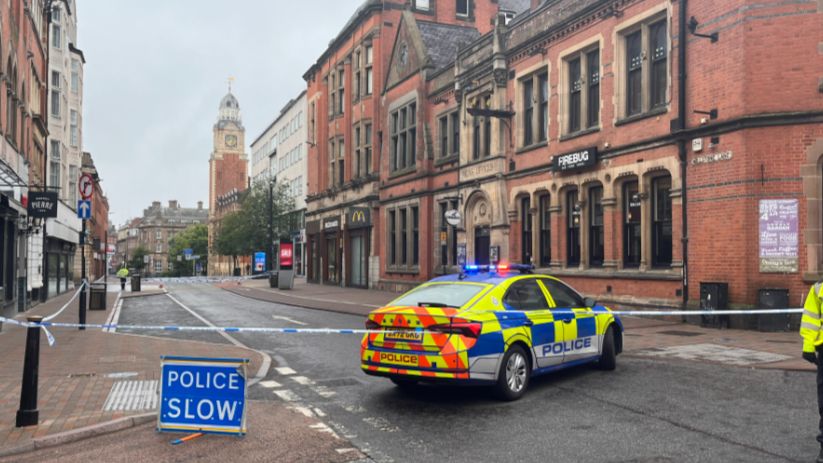 Police cordon on Millstone Lane