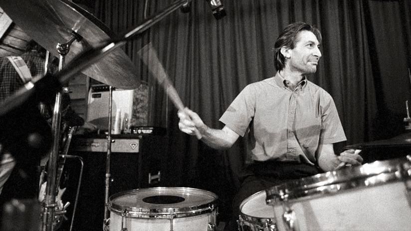 Drummer Charlie Watts on stage in Boston in 1981