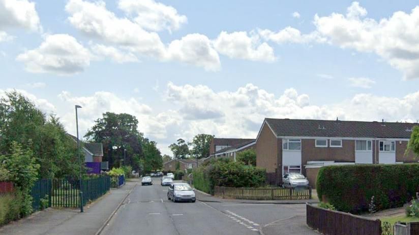 A general view of Tamar Drive in Solihull