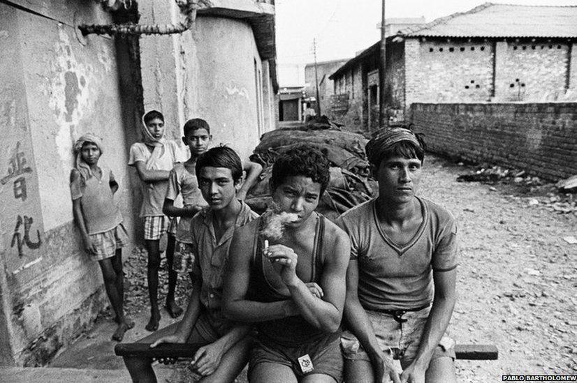 Tannery workers, Chinatown, 1978