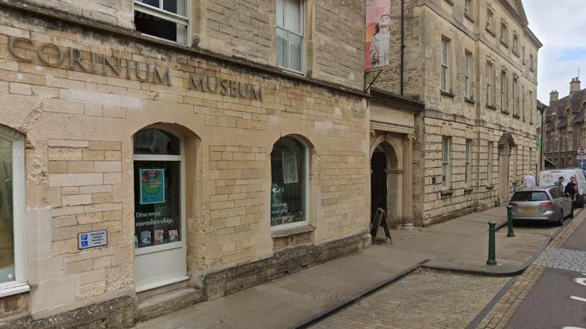 View of Cirencester with the Corinium Museum