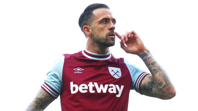 West Ham striker Danny Ings