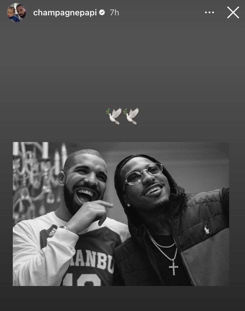 Drake with fellow rapper Trouble
