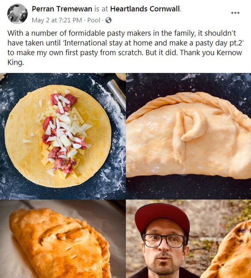 Coronavirus Kernow King Pasty Days Reconnect Cornish In Lockdown Bbc News