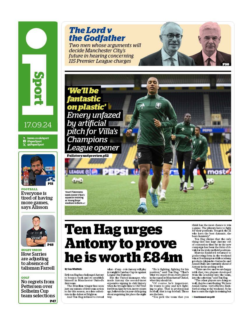 The I back page 17/09/24