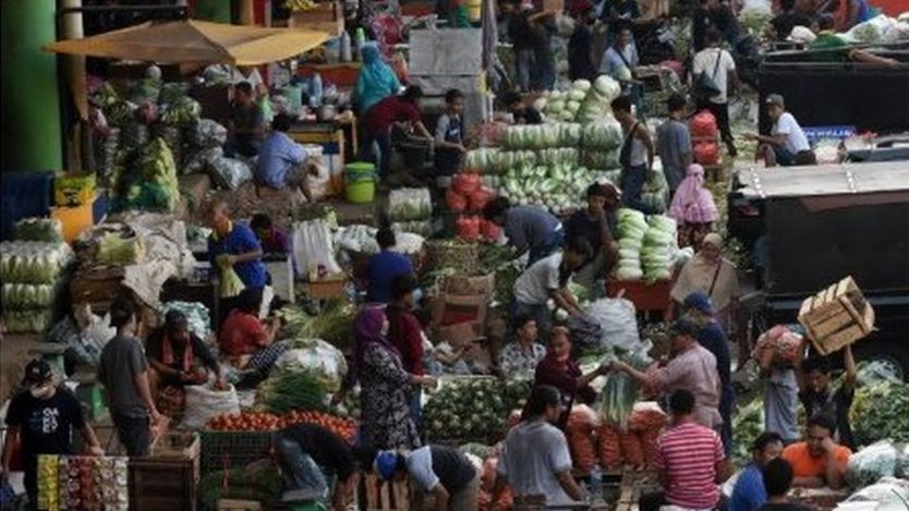 covid-19, pasar, virus corona