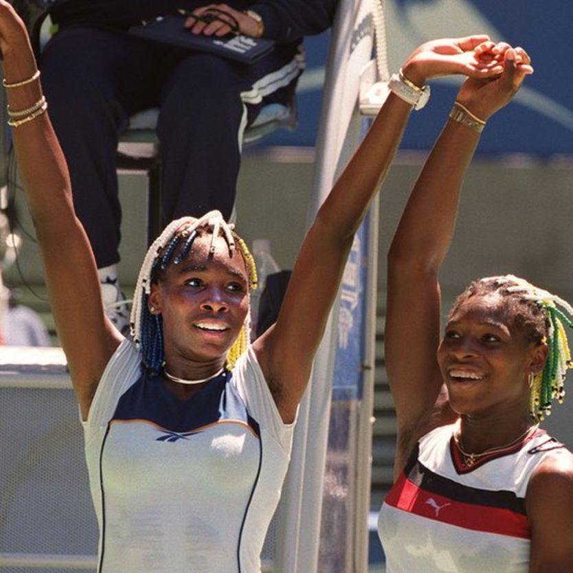 Venus y Serena Williams en 1998