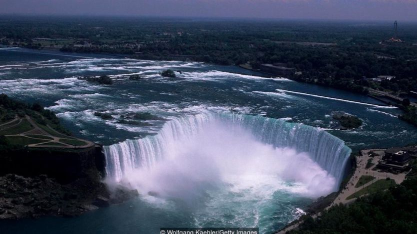 Thác Niagara, cách Toronto 128 km về phía nam, là điểm du lịch dễ tới