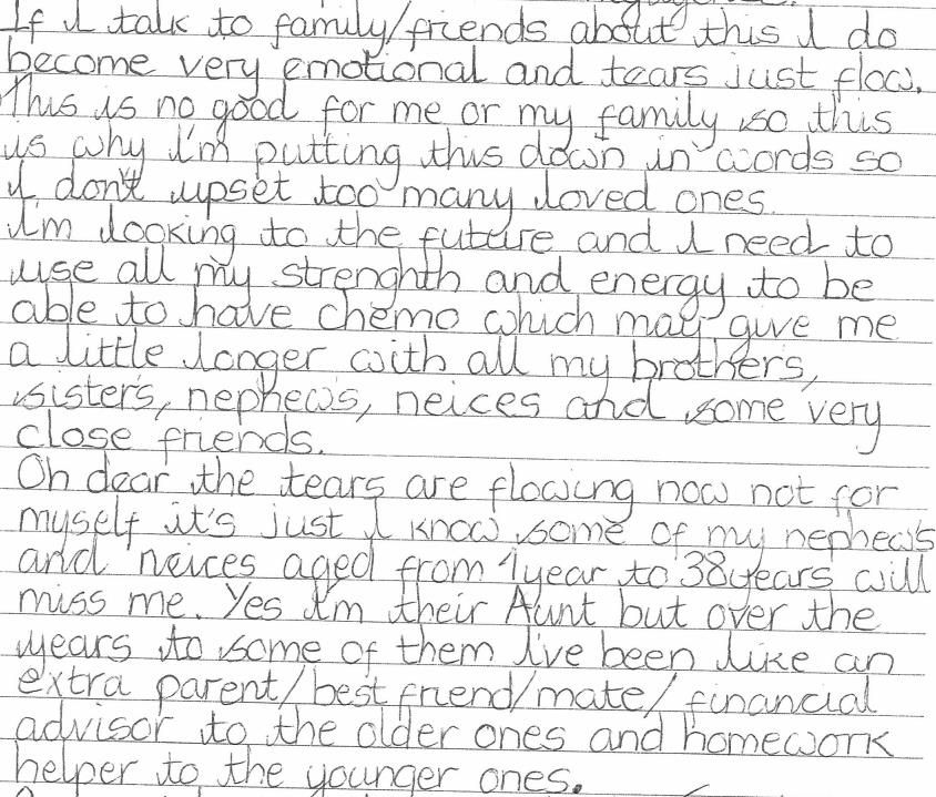 Dying Gateshead woman's letters urge family to probe cancer delay - BBC ...