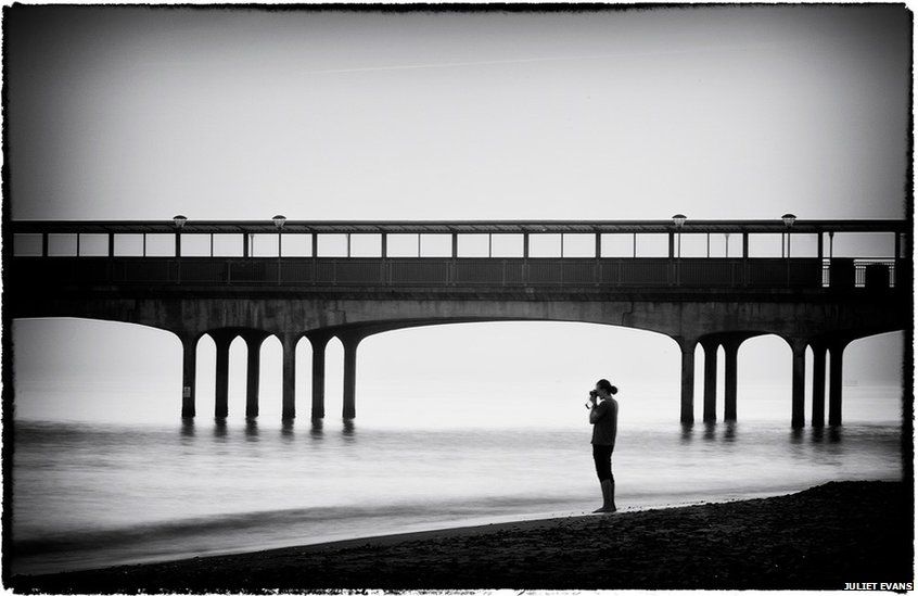 Photographer on the beach
