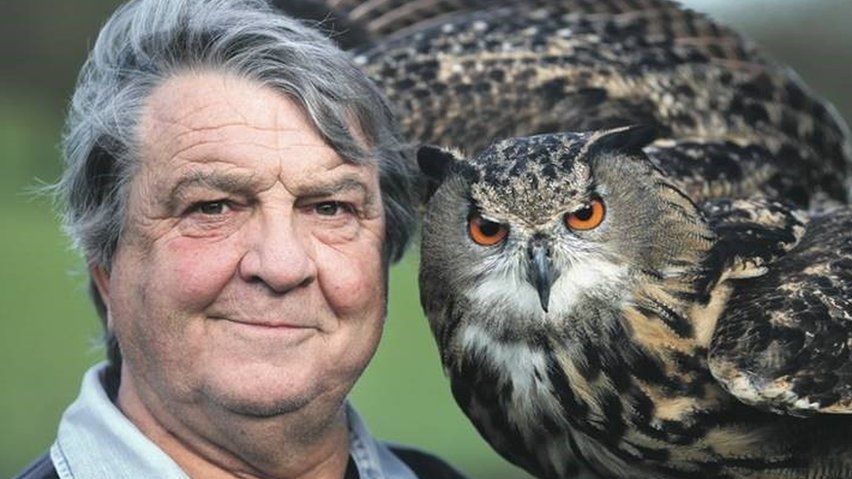 owl and owner