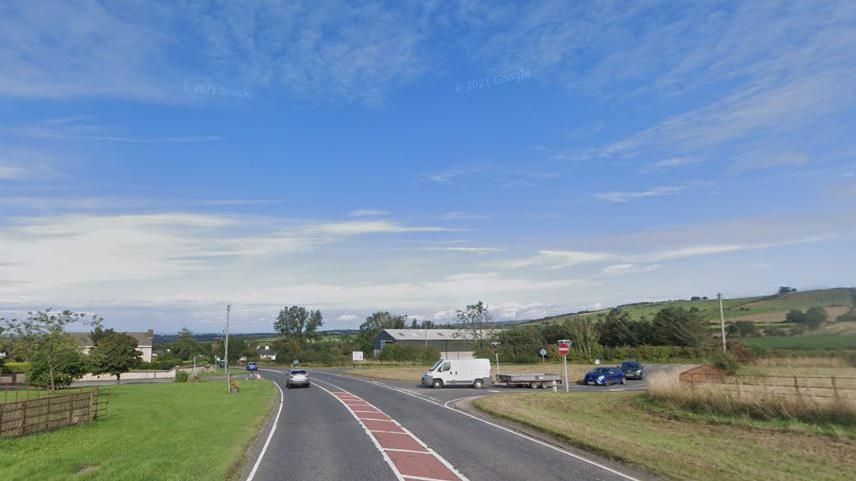 A general view of the A595 at Bothel