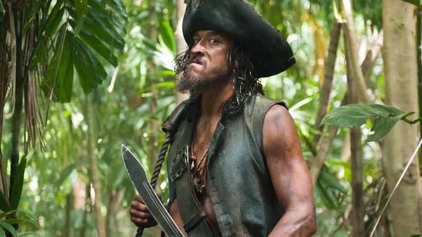 Tamayo Perry in the fourth Pirates of the Caribbean film