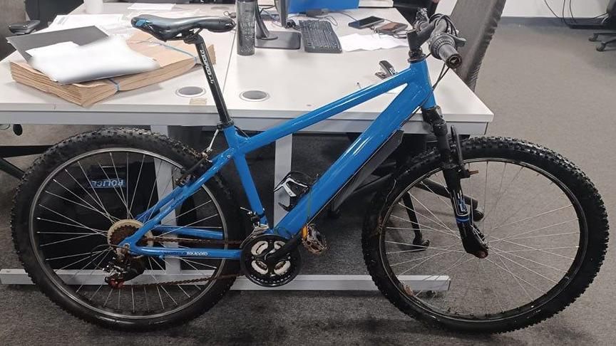 One of the cycles recovered in the raid