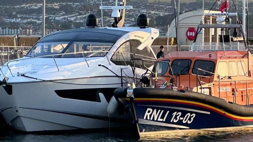 Rescued yacht