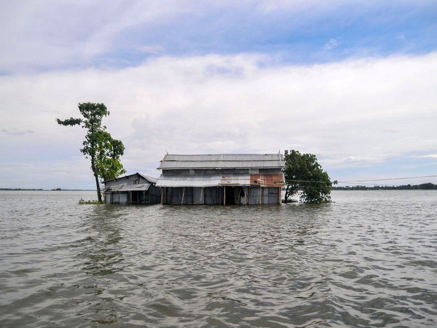 Наводнение, Силхет, Бангладеш