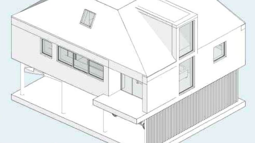 Drawing of proposed home