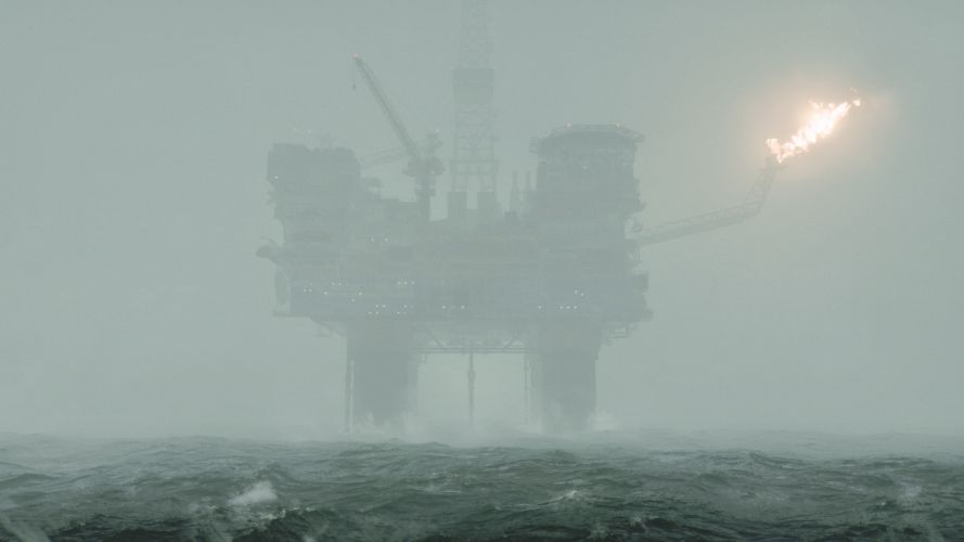 An oil rig in new video game Still Wakes the Deep