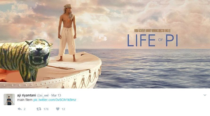 Fake poster for Life of Pi