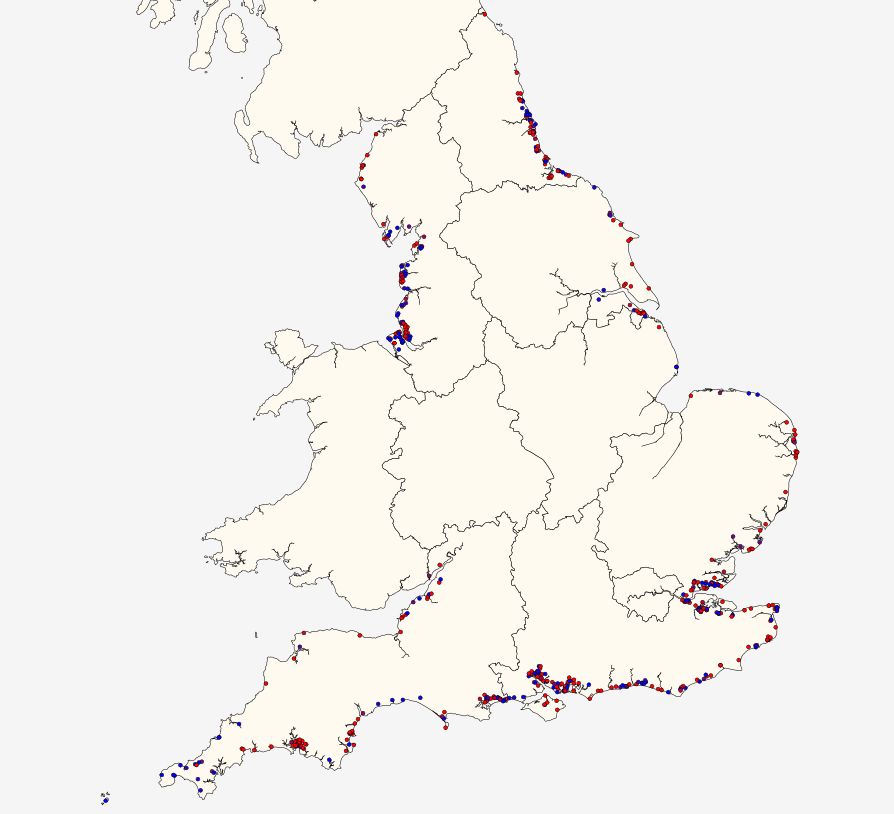 England coastal