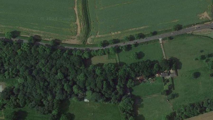 Aerial view of the proposed wildlife hospital site