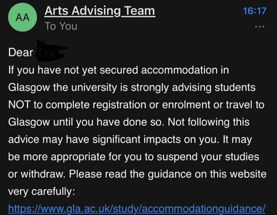 email to students