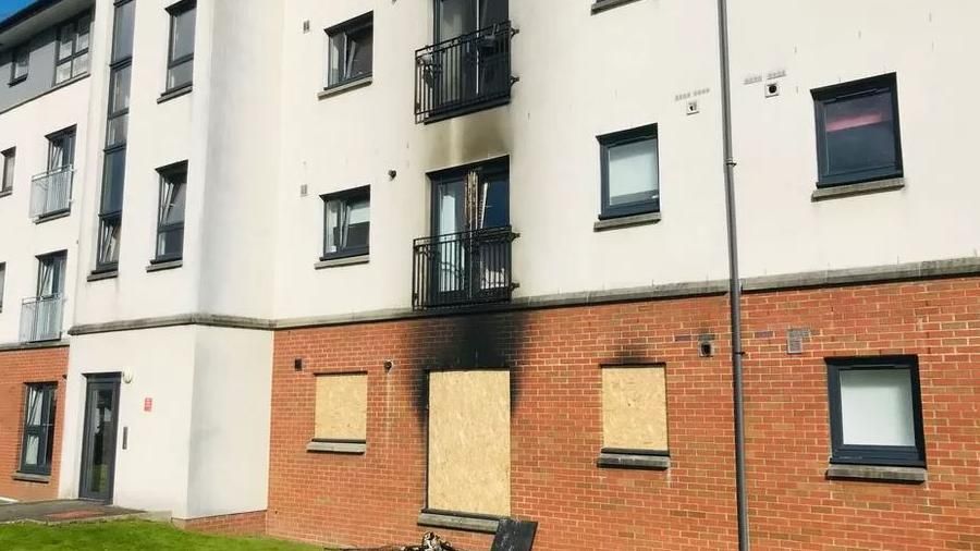 Kincaid Court was damaged by the fire-bombing attack in September 2020