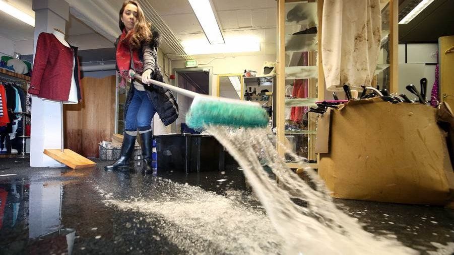 Clean up at The Boudoir in Linen Green shopping complex