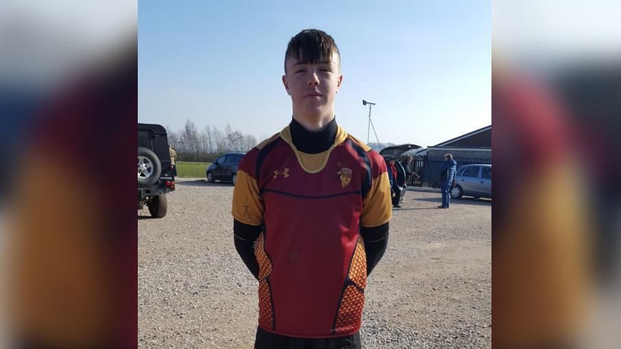 Reece Thomas Thompson in a RGC rugby strip