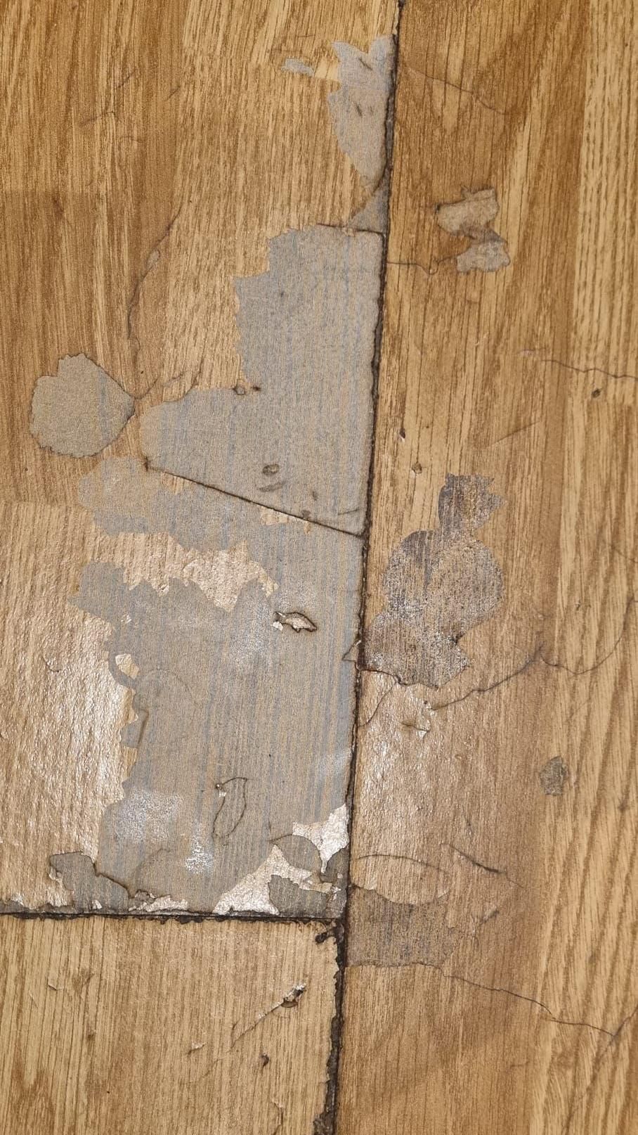 Damage to flooring 