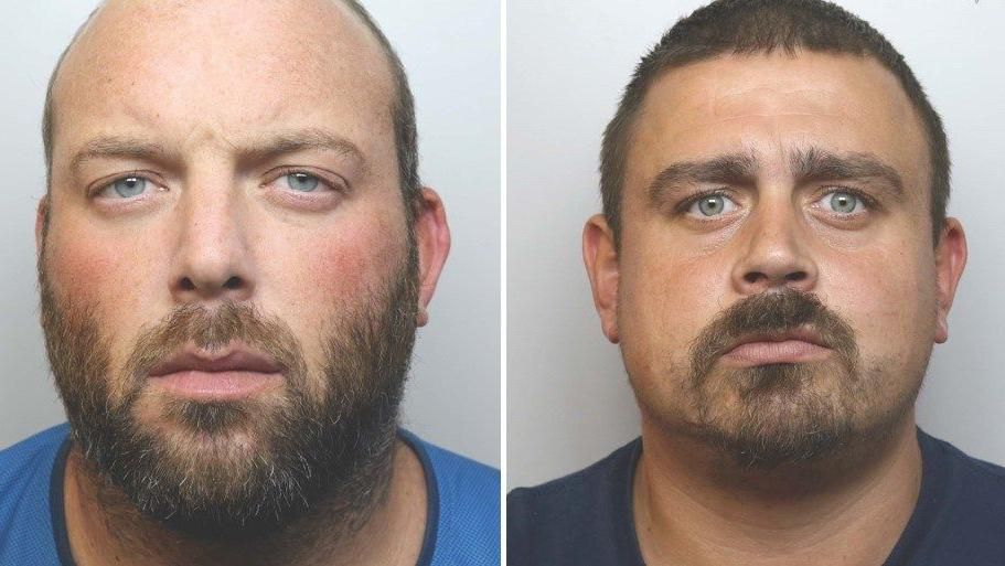 Police issued pictures of Christopher Taggart and Rhys McDonald