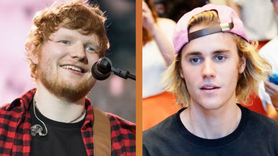 R&eacute;sultat de recherche d'images pour "ed sheeran et bieber"