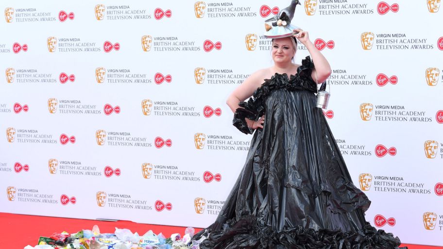 Baftas 2019 Daisy May Cooper wears a bin bag dress to the