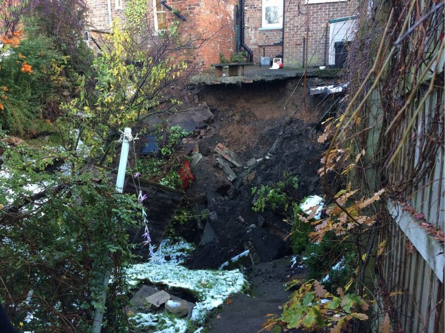 Homes Evacuated After Sinkhole Appears On Ripon Street