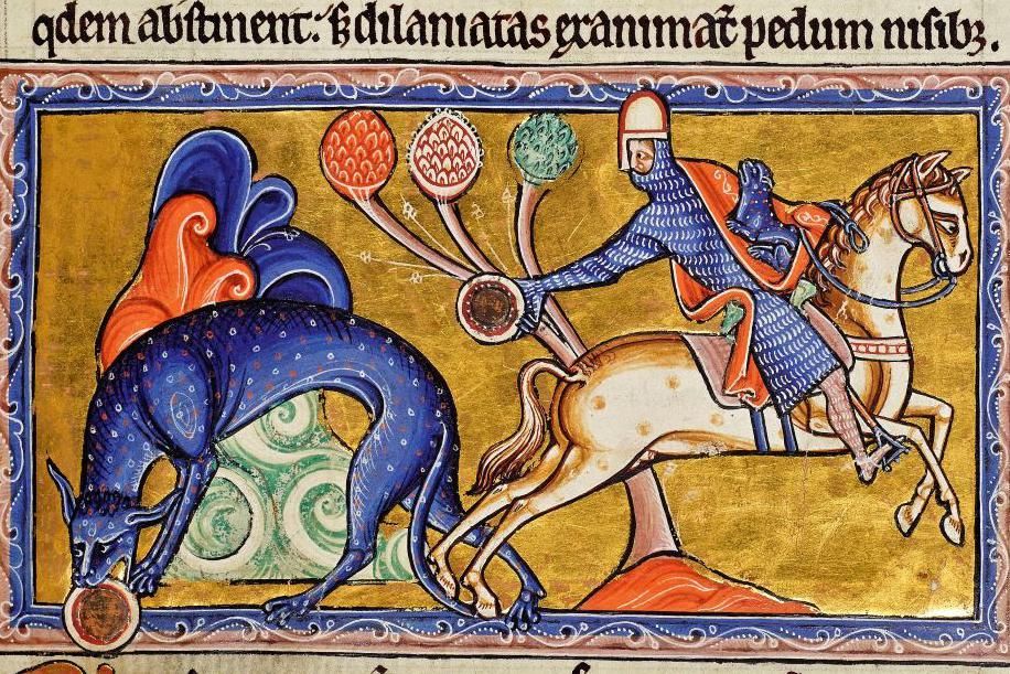 Tiger story from Aberdeen Bestiary