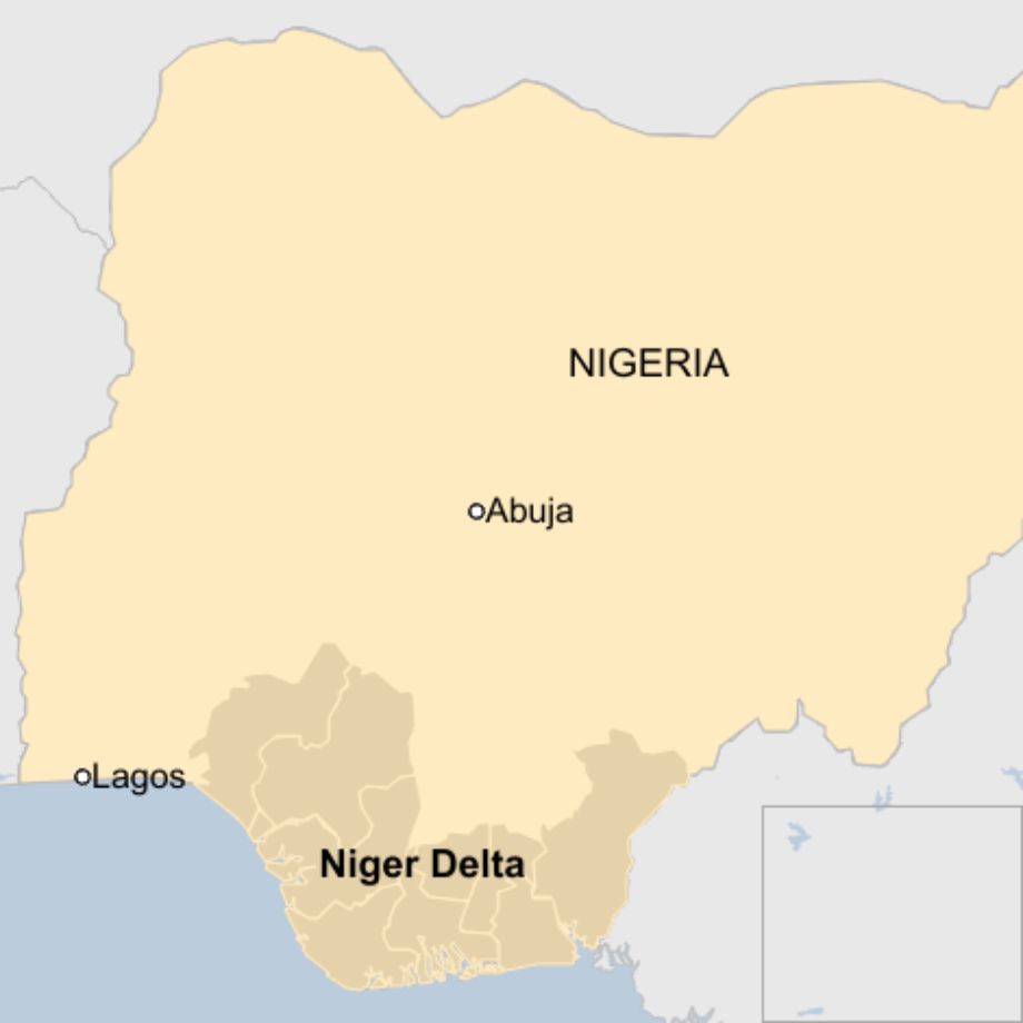 Map: Nigeria 